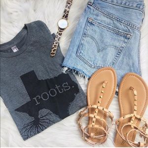 Thread Tank Texas Roots Grapic Tee - Size S